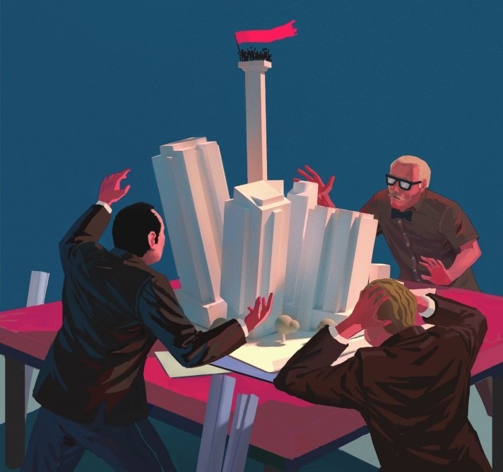 city rises