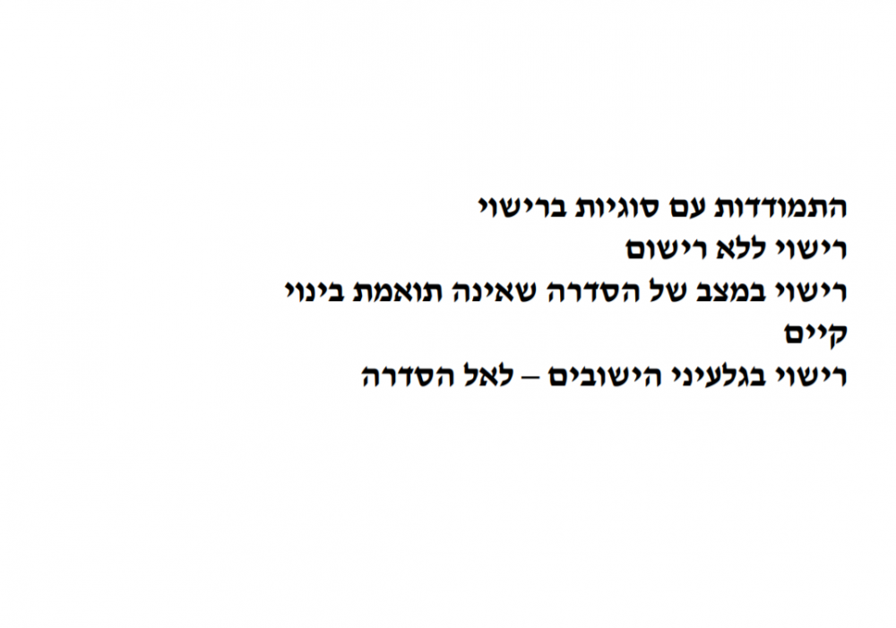 ענאיה בנאא - "התמודדות עם סוגיות ברישוי"