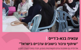 2.12.2015 אדר' ענאיה בנא-ג'רייס | "שיתוף ציבור בישובים ערביים בישראל"